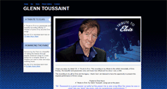 Desktop Screenshot of glenntoussaint.com